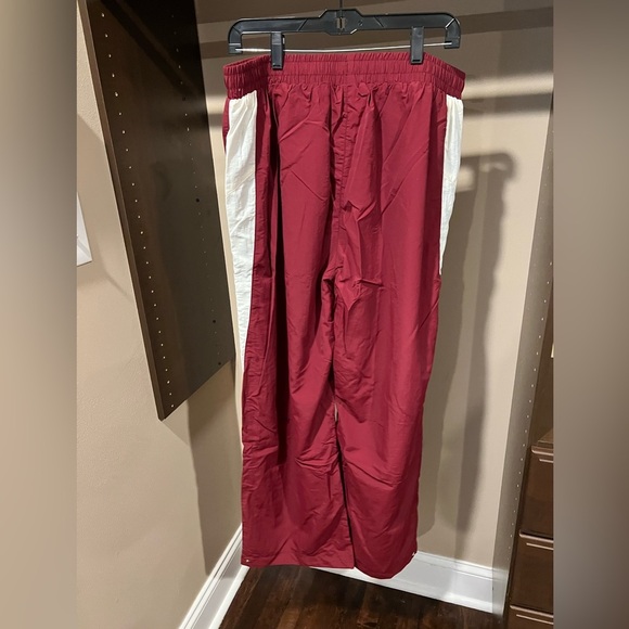 YoungLA Red Joggers with White Stripe - Picture 8 of 8